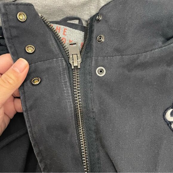 SUPERDRY Pacific Patch Parka‎ Hooded Jacket Black, full zip size US 8/ Medium - Picture 11 of 13